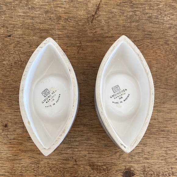 Gmundner Keramik Traunsee Tealight Holders - Set of 2 - Picture 7 of 9